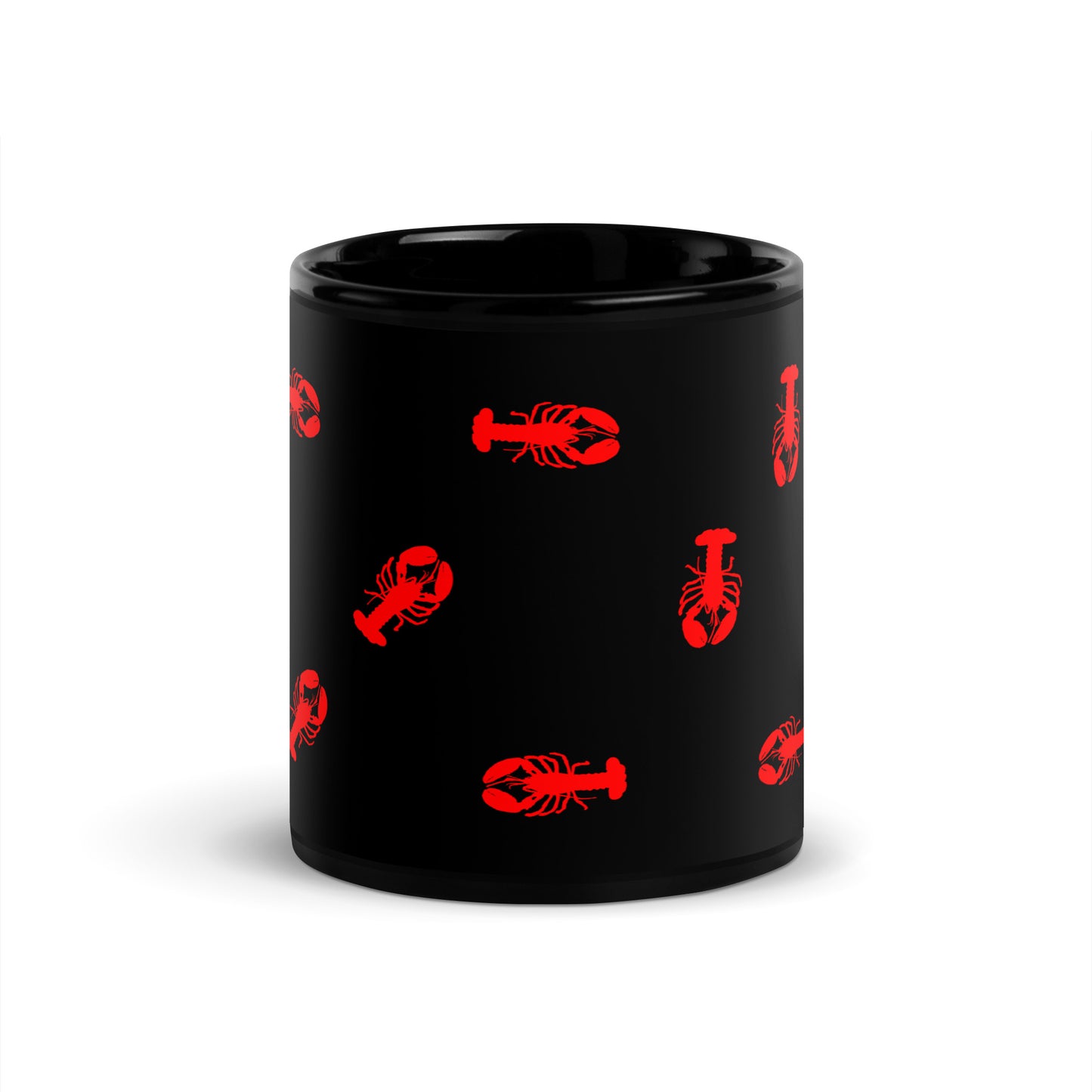 Lobster Black Glossy Mug