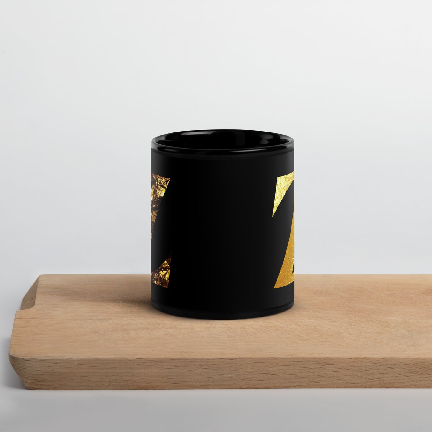 Monogram Z Black Glossy Mug