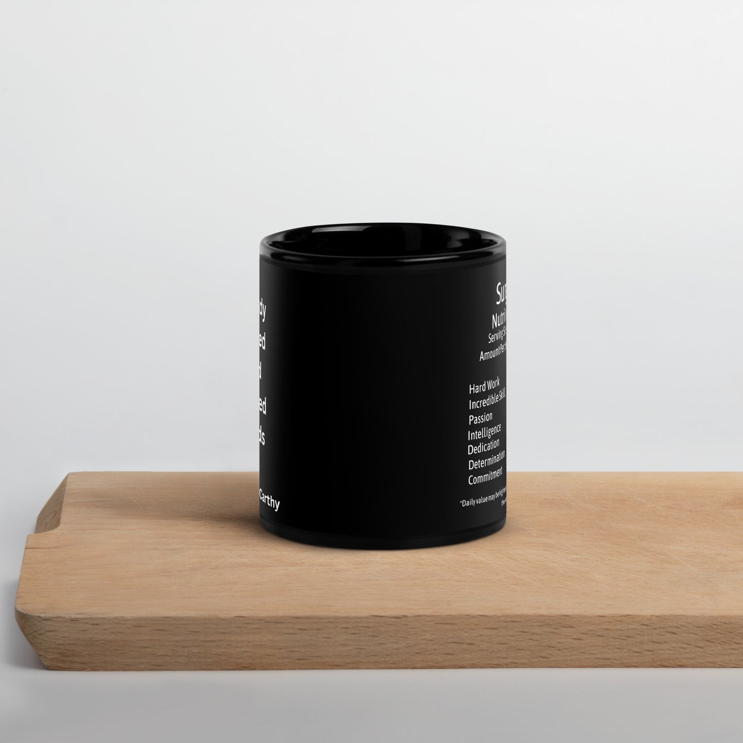 Personalised Surgeon Black Mug