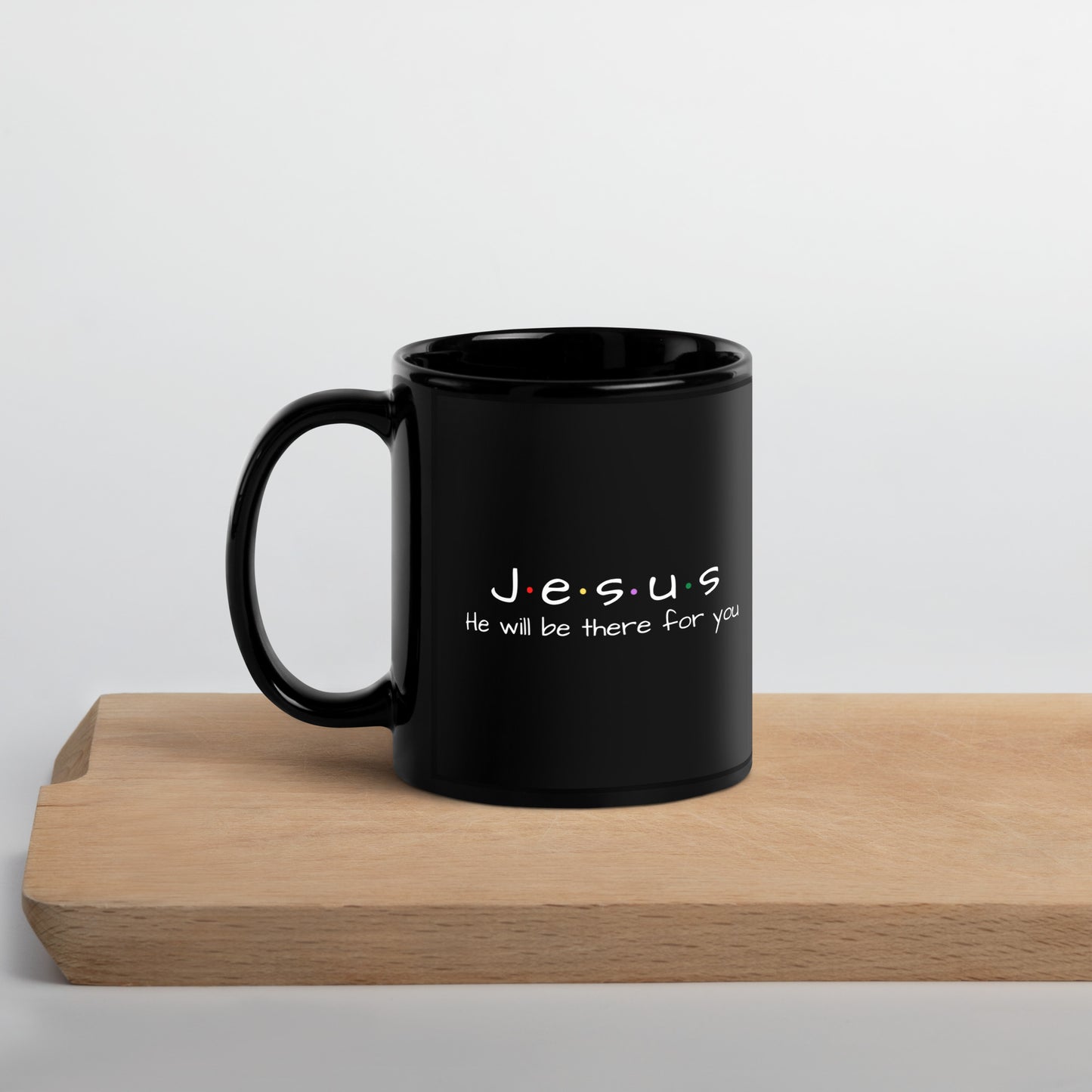 Don't Quit Black Glossy Mug