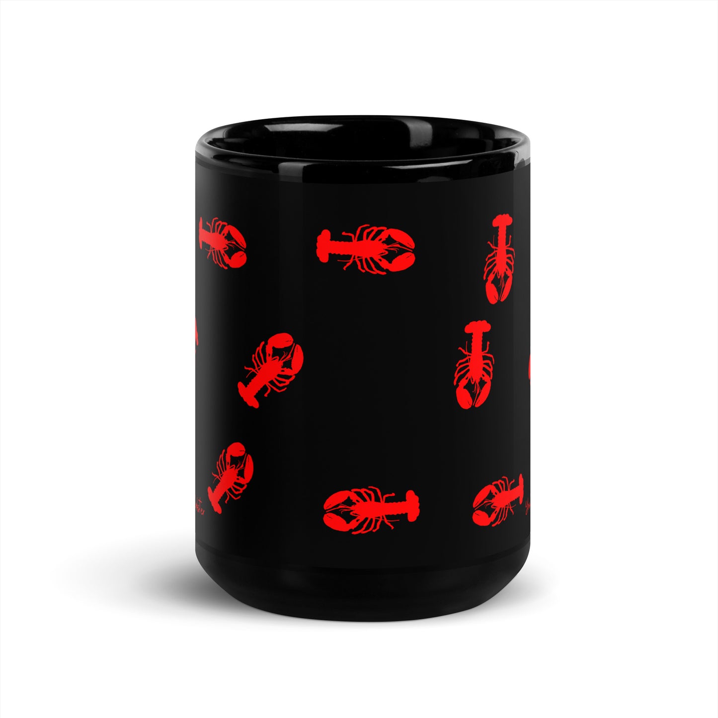 Lobster Black Glossy Mug