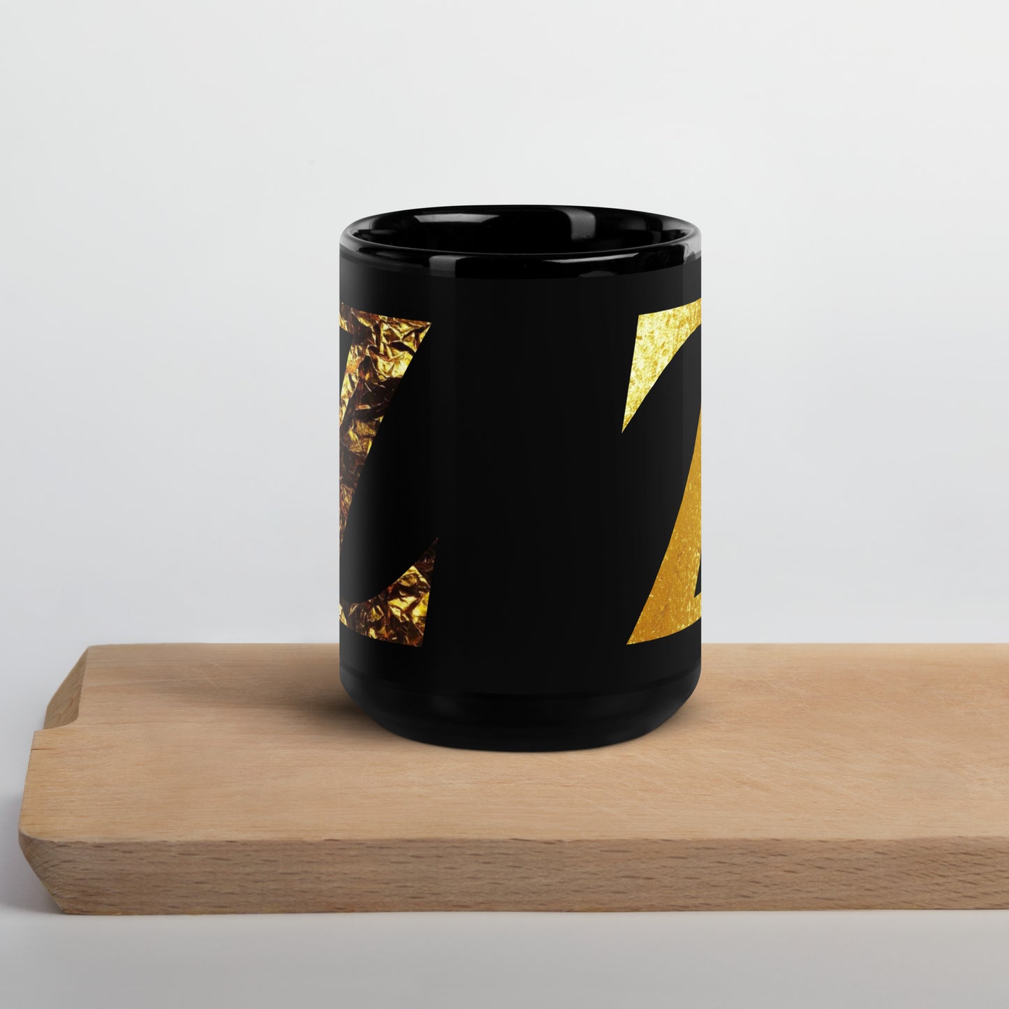 Monogram Z Black Glossy Mug