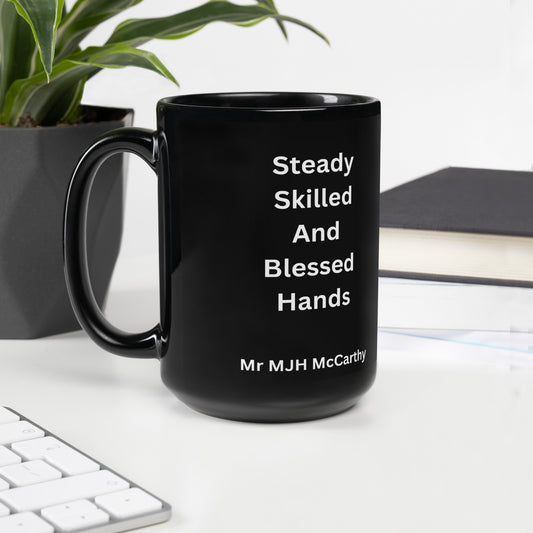 Personalised Surgeon Black Mug