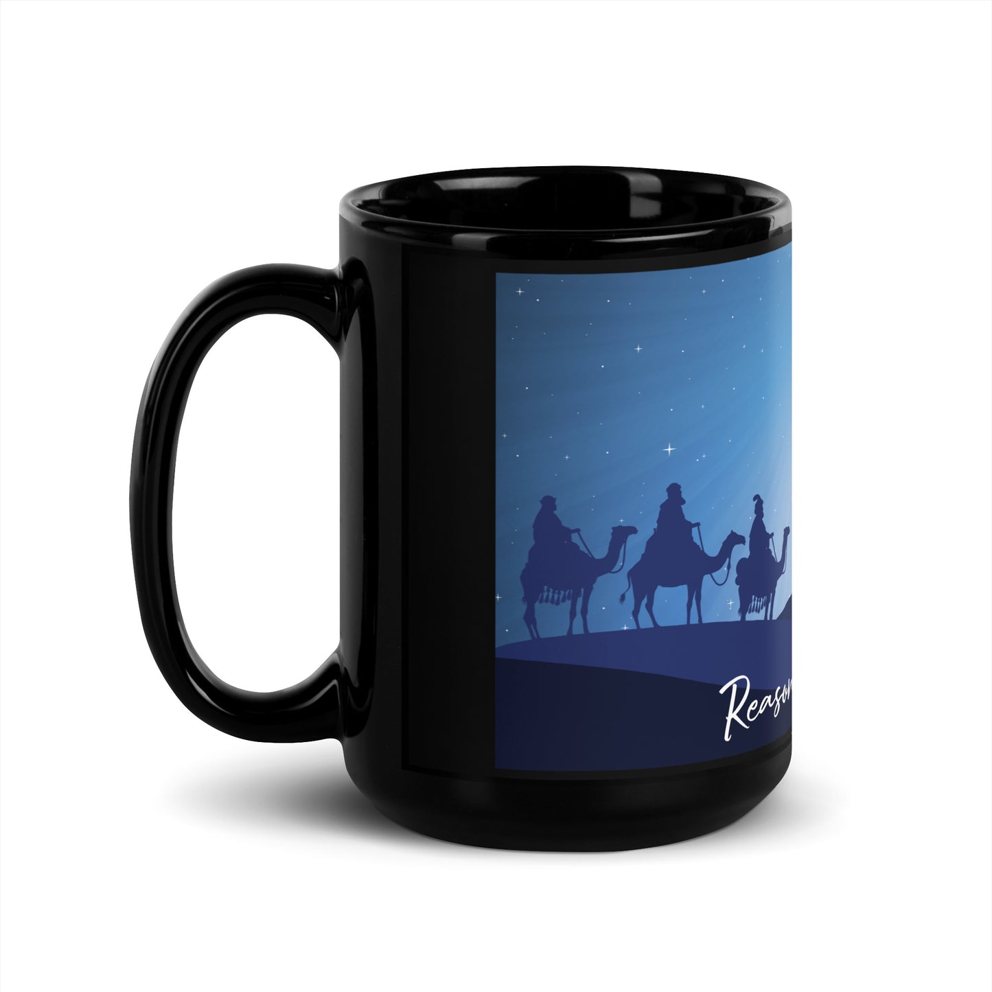 Reason For The Season Black Mug