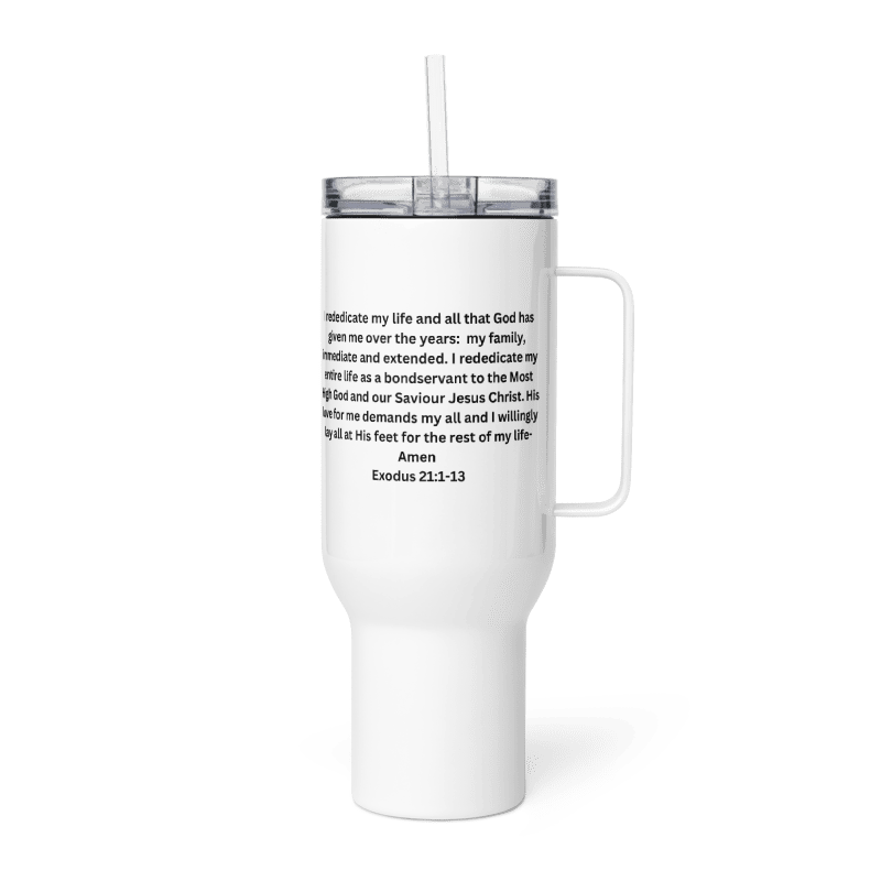 Personalised Golden Jubilee Travel mug with a handle