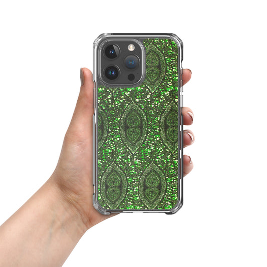 Green Peas Ankara Clear Case for iPhone®