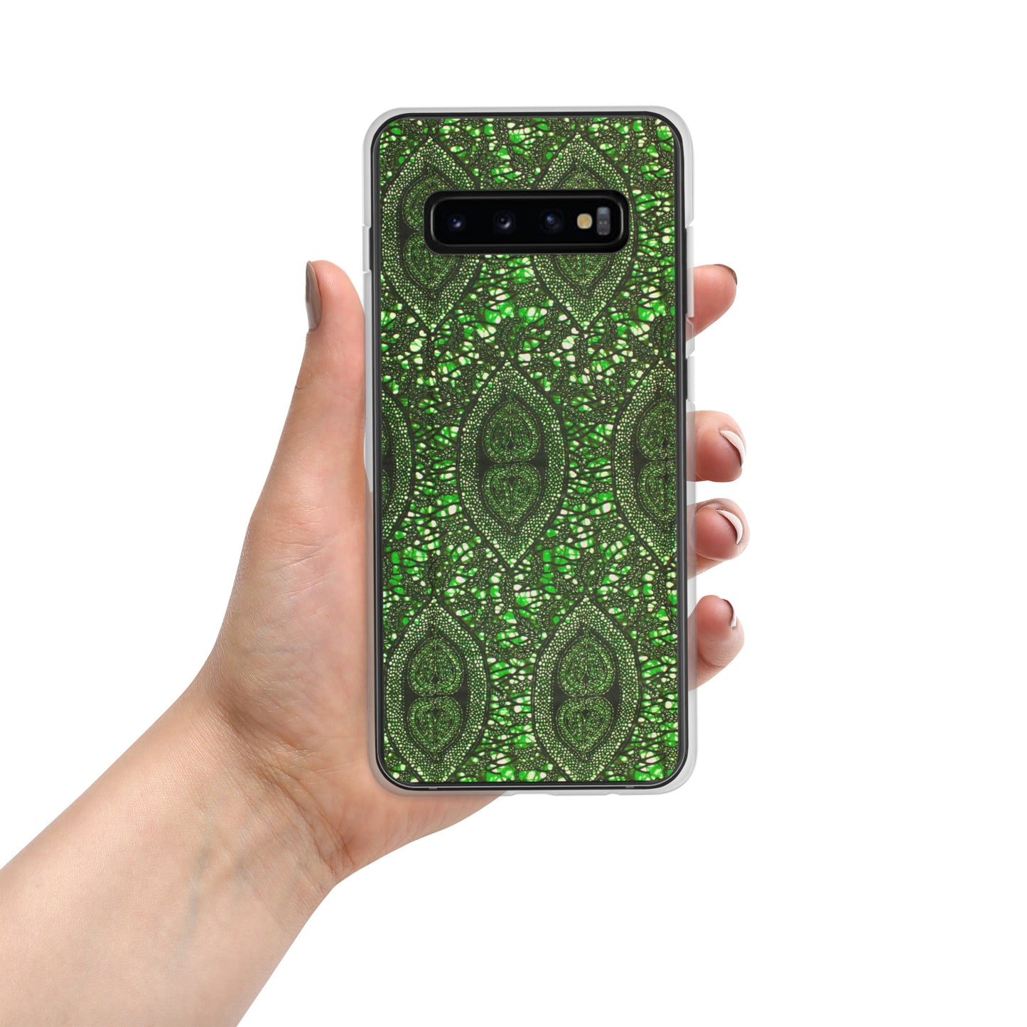 Green Peas Ankara Clear Case for Samsung®