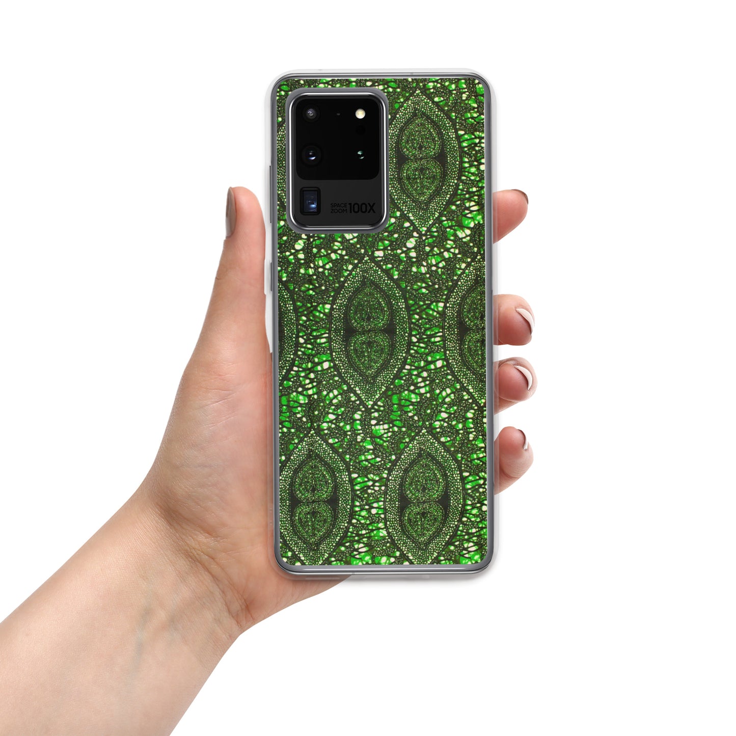 Green Peas Ankara Clear Case for Samsung®