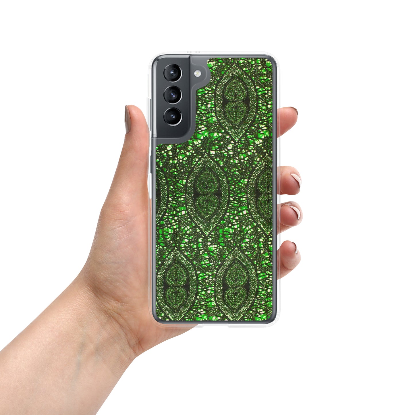 Green Peas Ankara Clear Case for Samsung®