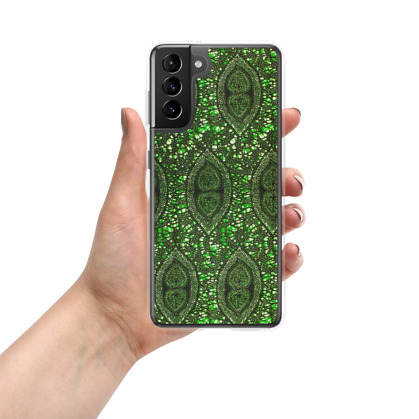 Green Peas Ankara Clear Case for Samsung®