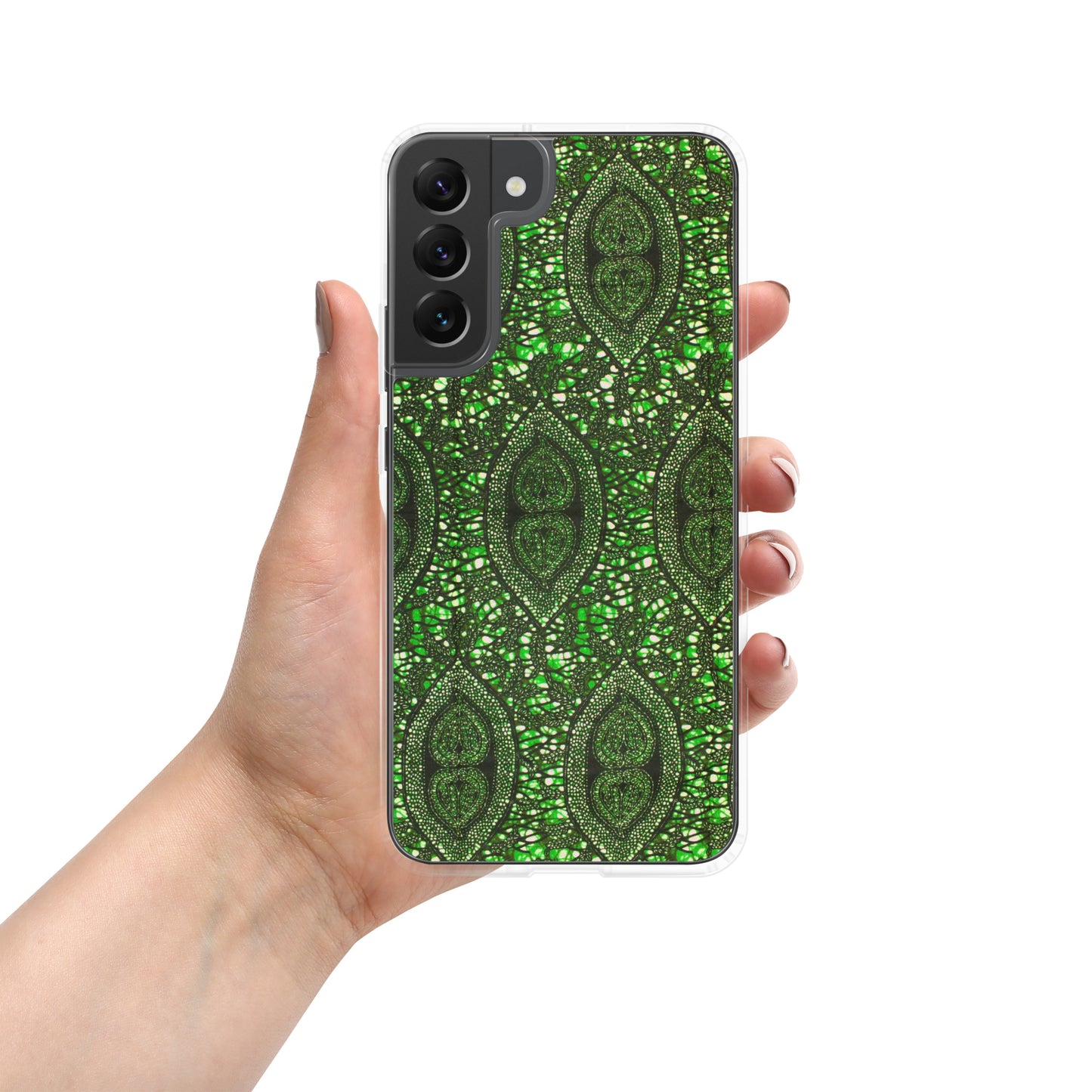 Green Peas Ankara Clear Case for Samsung®