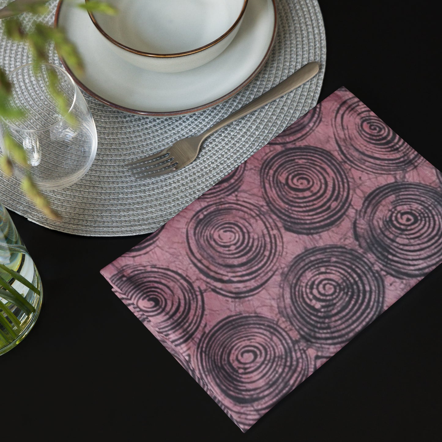 Swirls Cloth Napkin Set