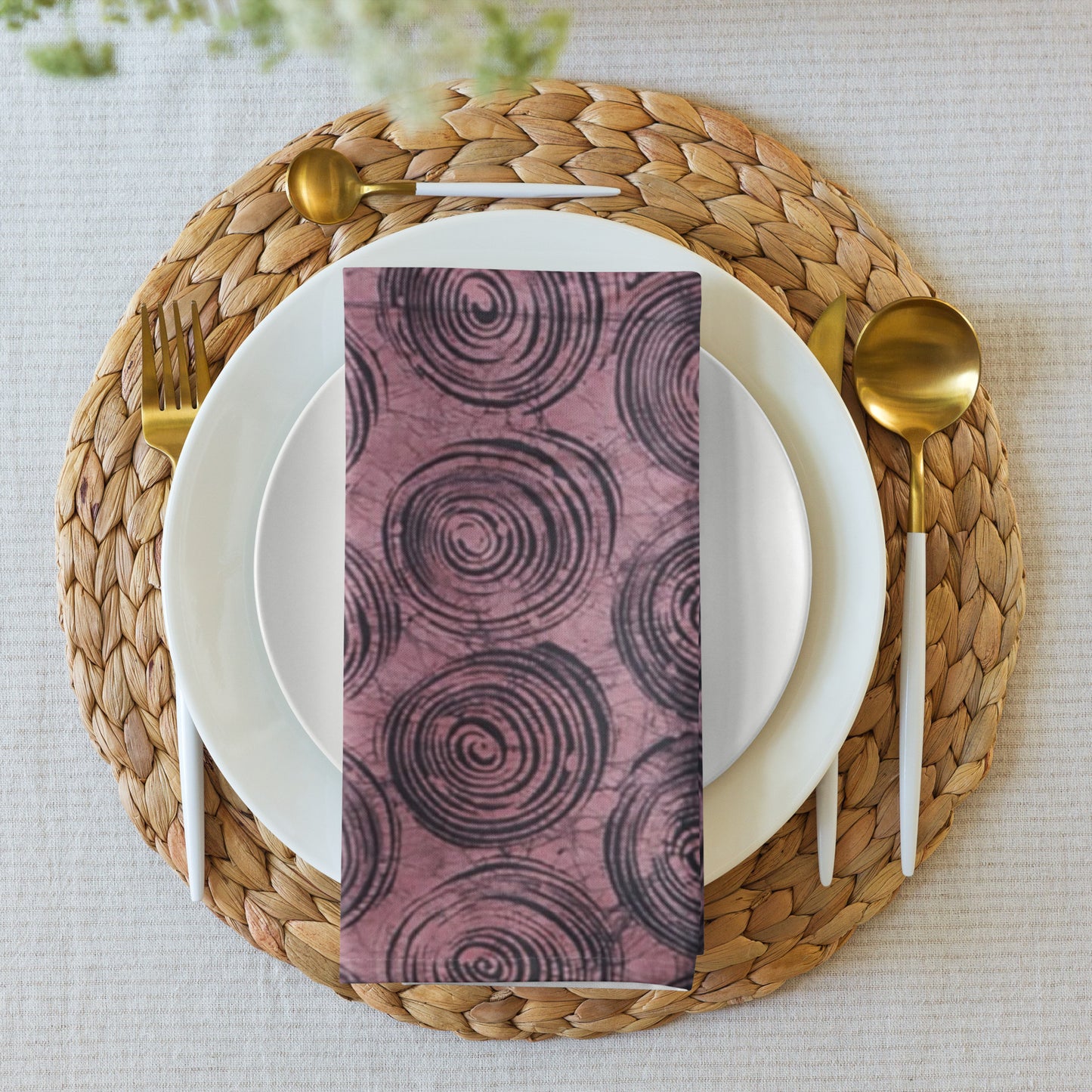 Swirls Cloth Napkin Set