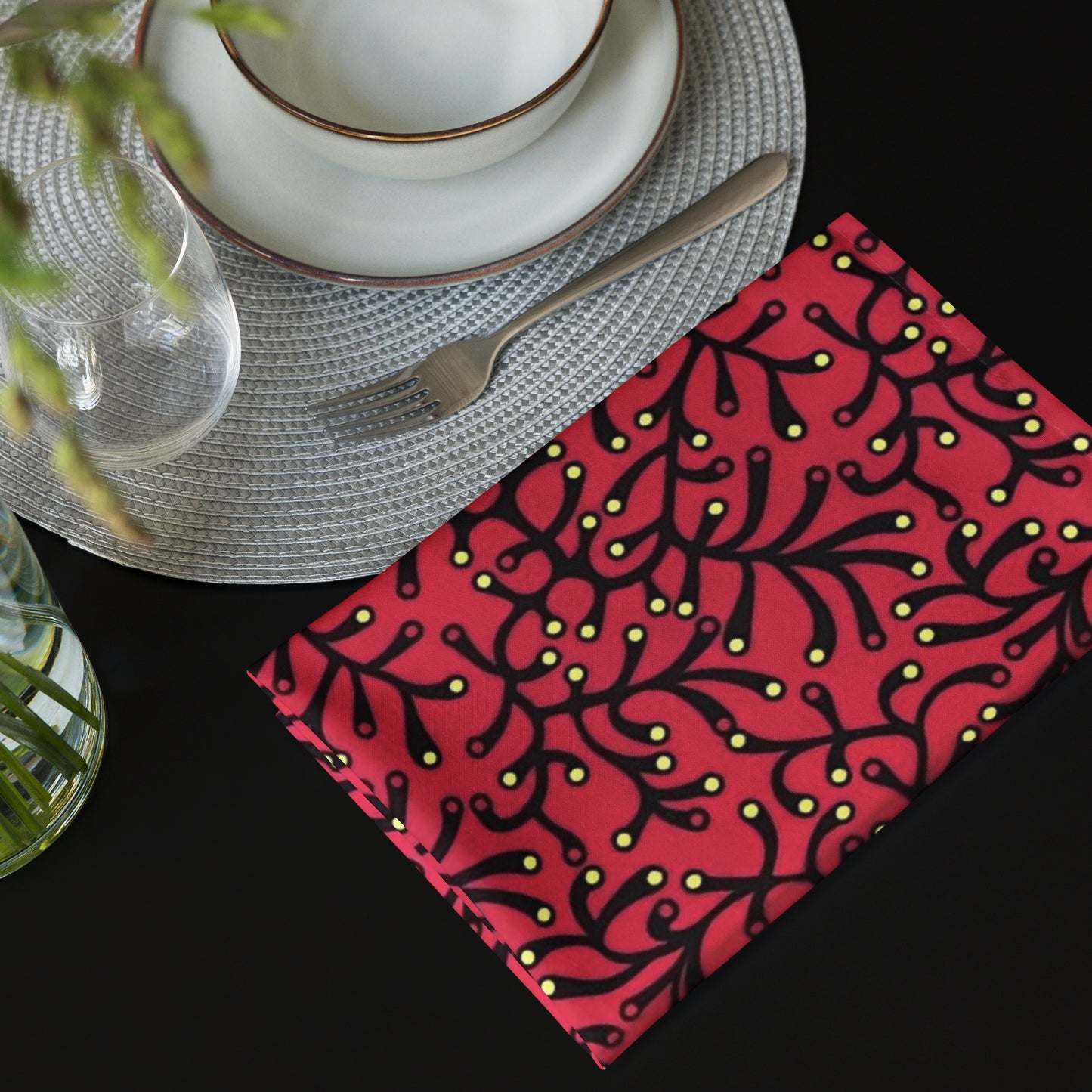 Dotted Cloth Napkin Set