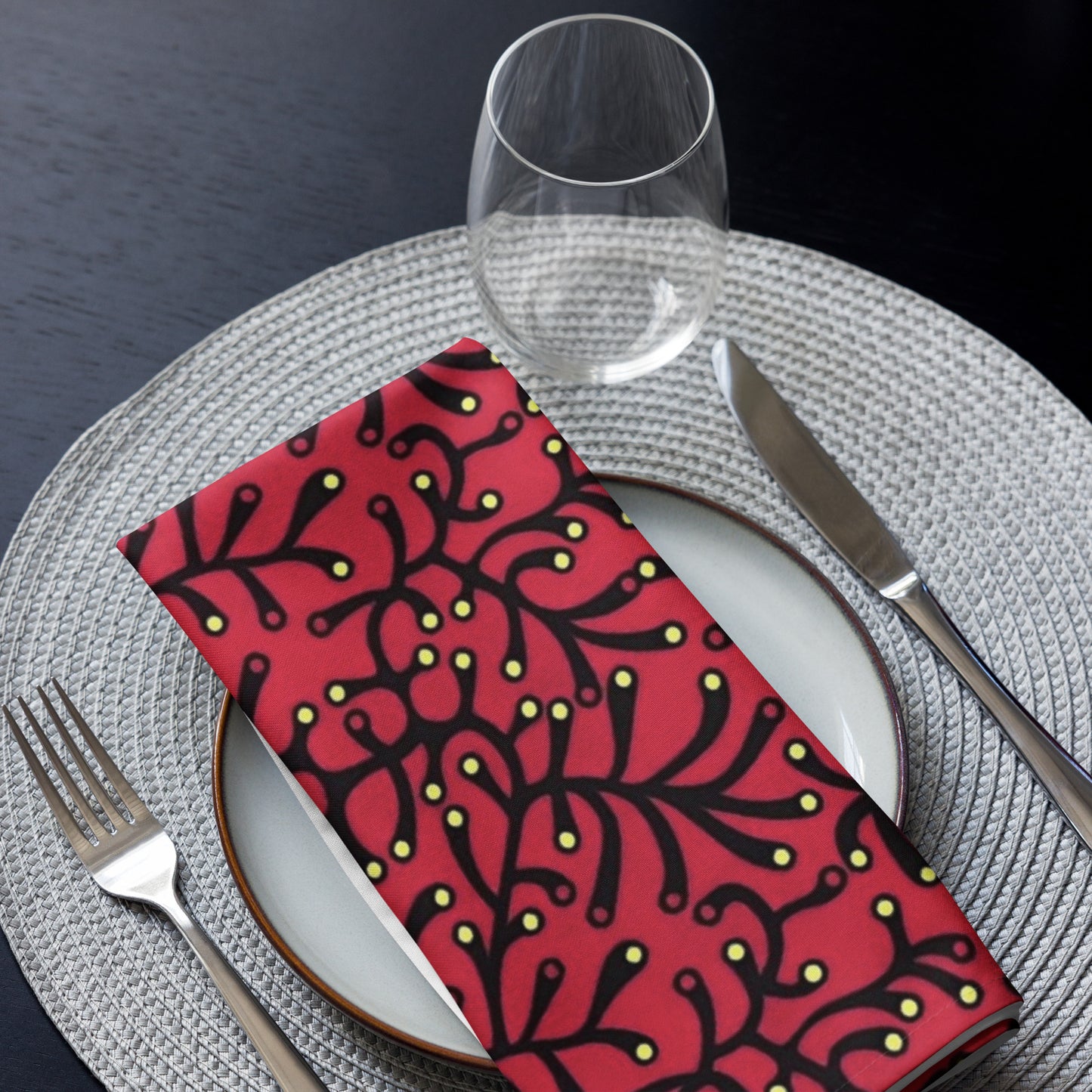 Dotted Cloth Napkin Set