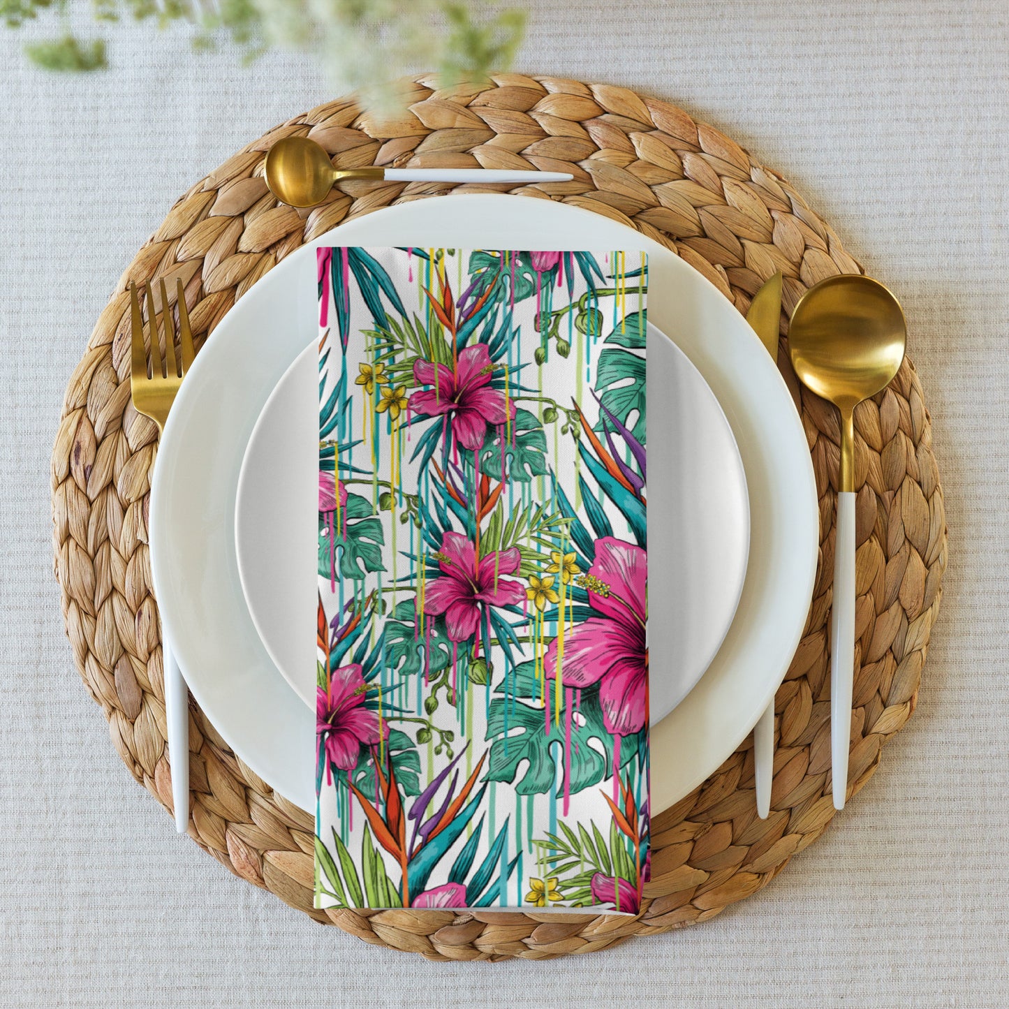 Floral Cloth Napkin Set