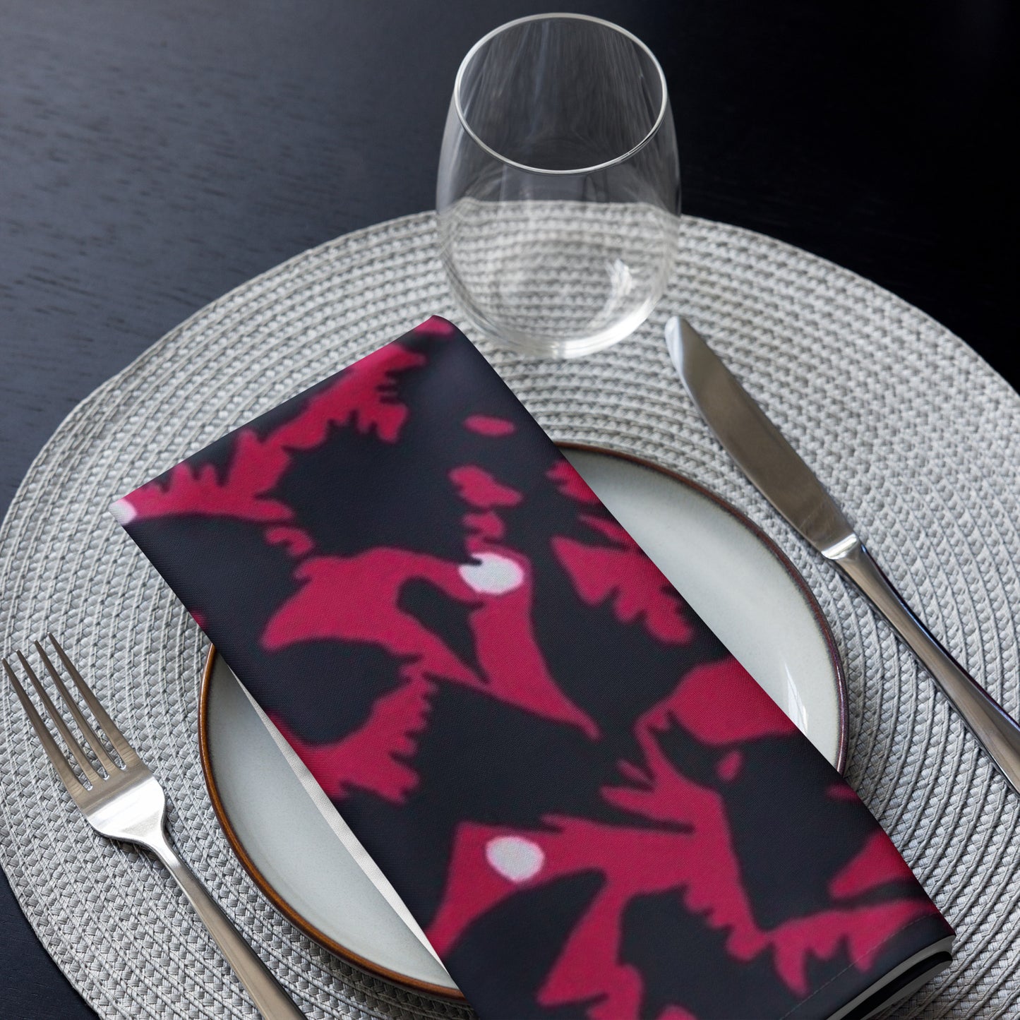 Leopard Print Cloth Napkin Set