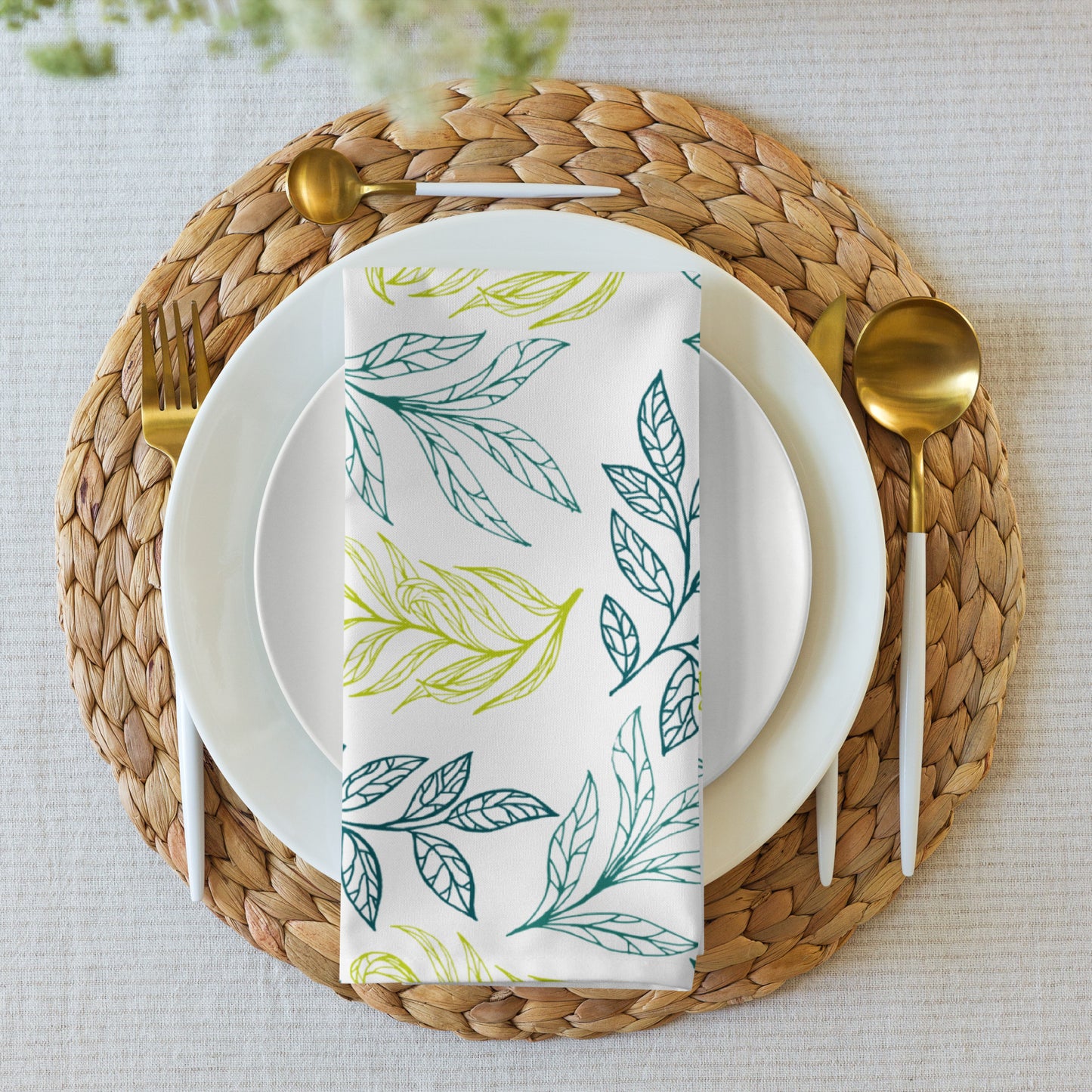 Leaves Cloth Napkin Set