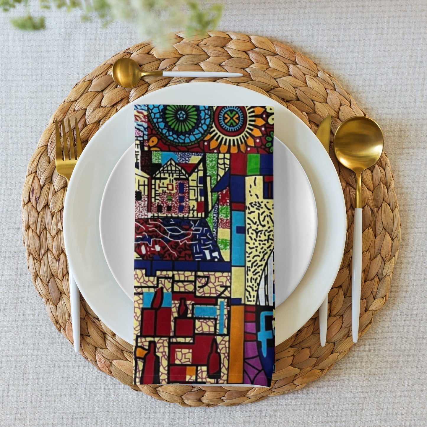 Colourful Artsy Placemat Set