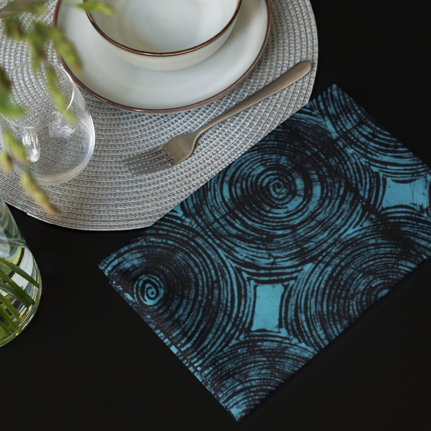 Swirls Cloth Napkin Set