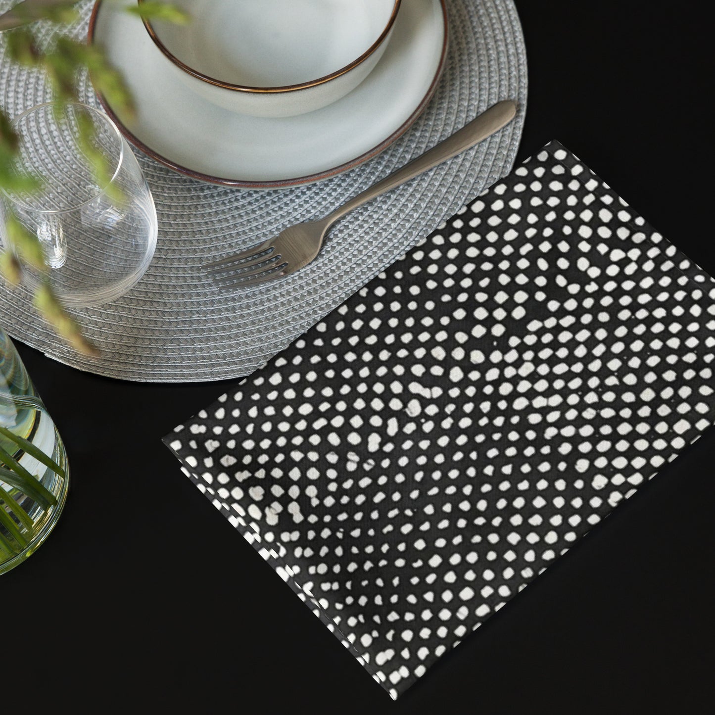 Adire Dots Cloth Napkin Set