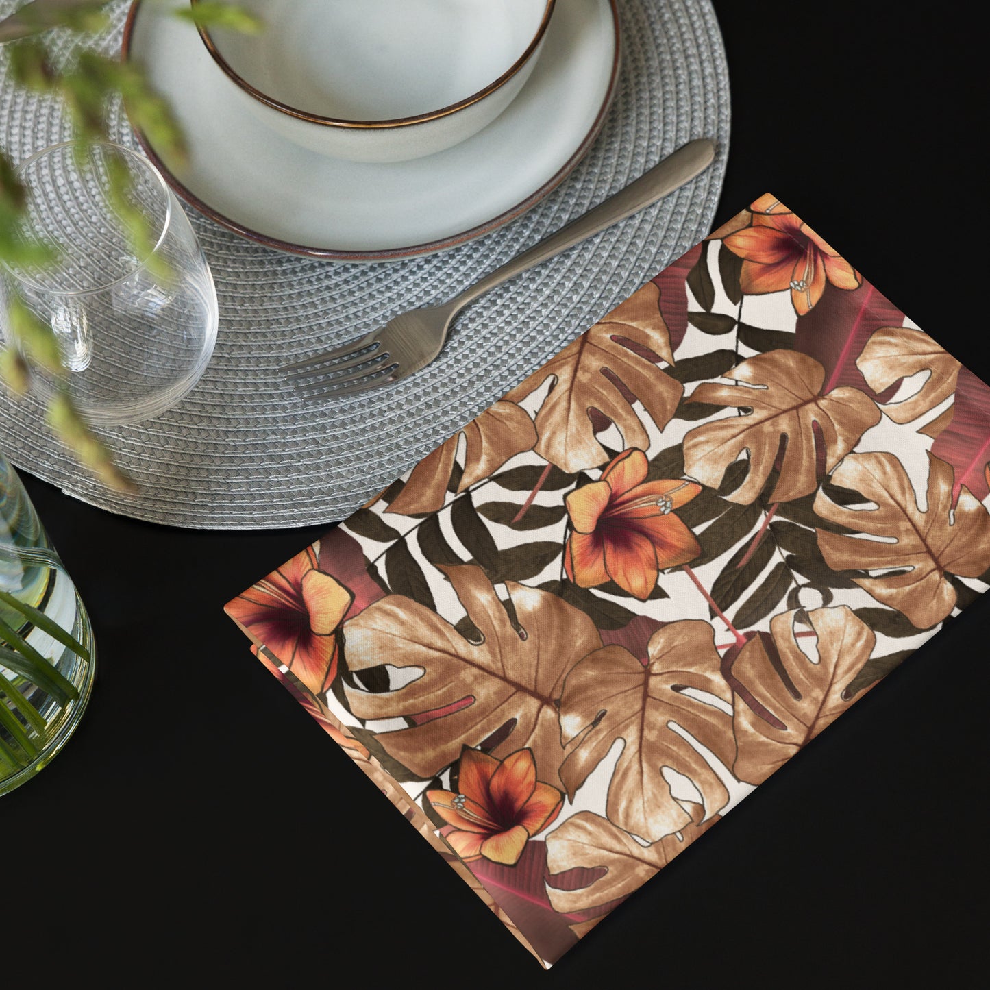 Floral Cloth Napkin Set