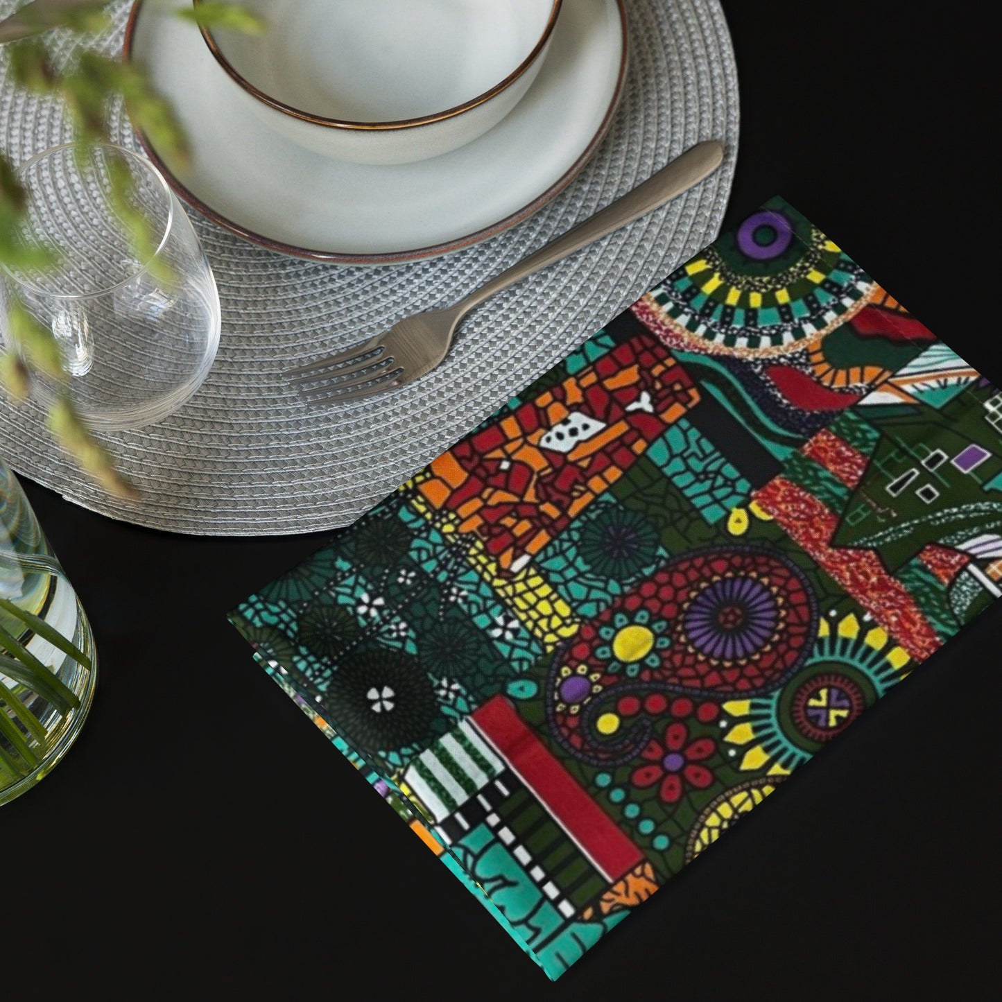 Colourful Artsy Placemat Set