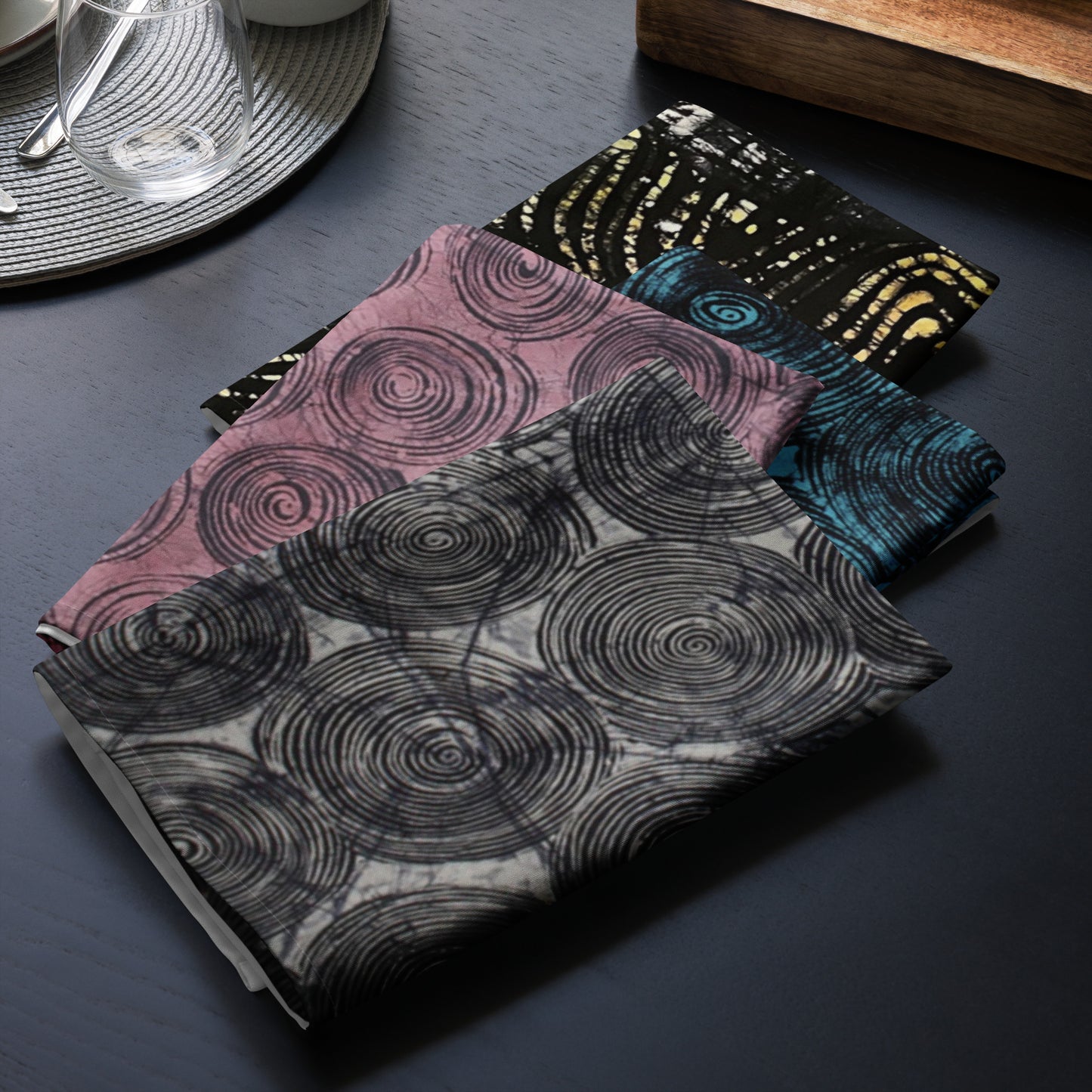 Swirls Cloth Napkin Set