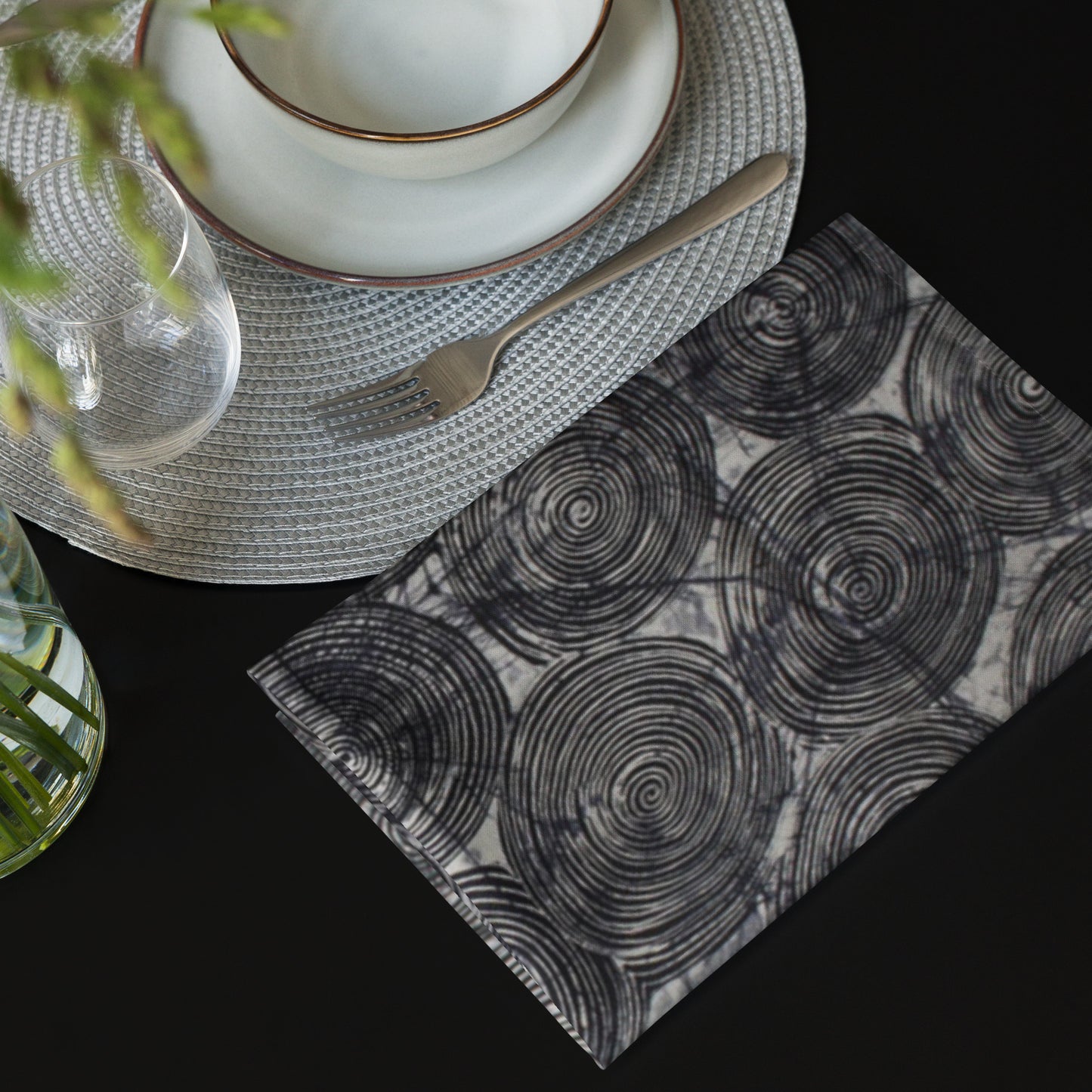 Swirls Cloth Napkin Set