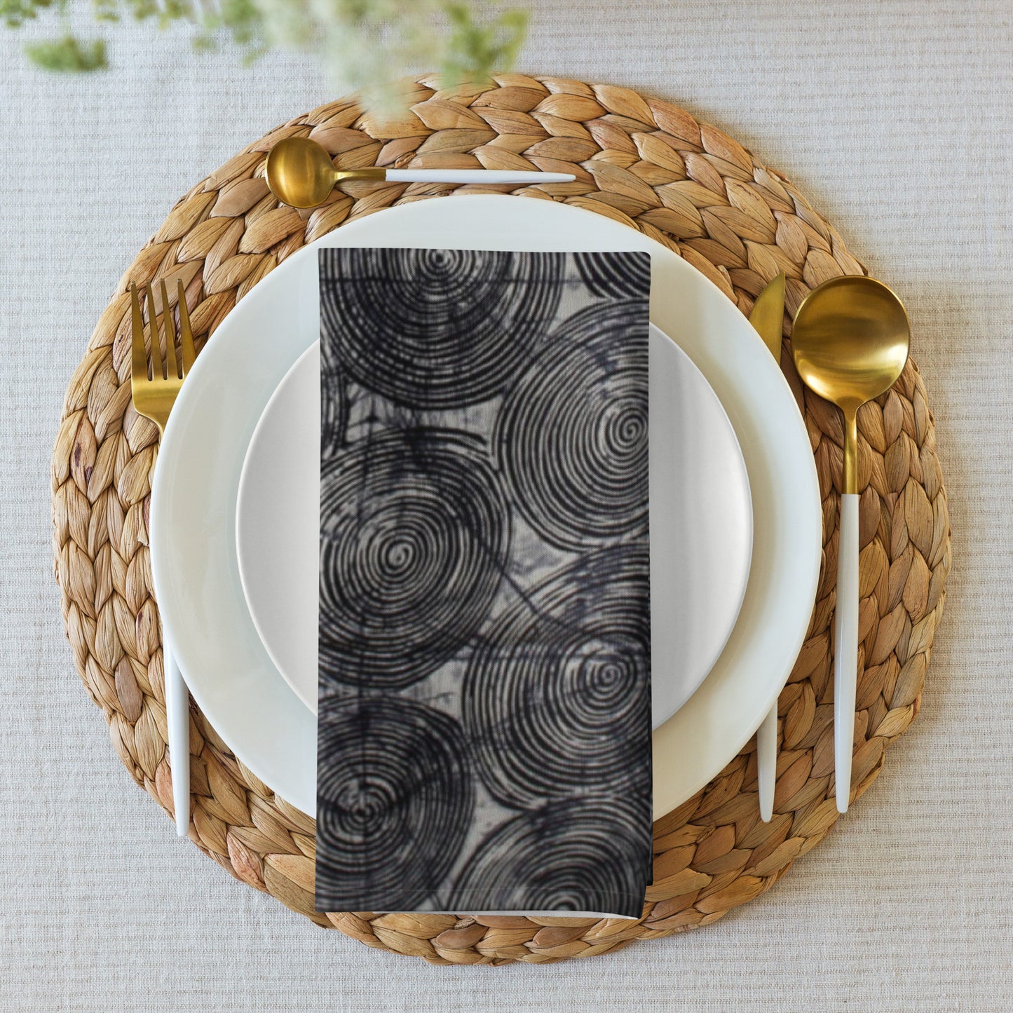 Swirls Cloth Napkin Set