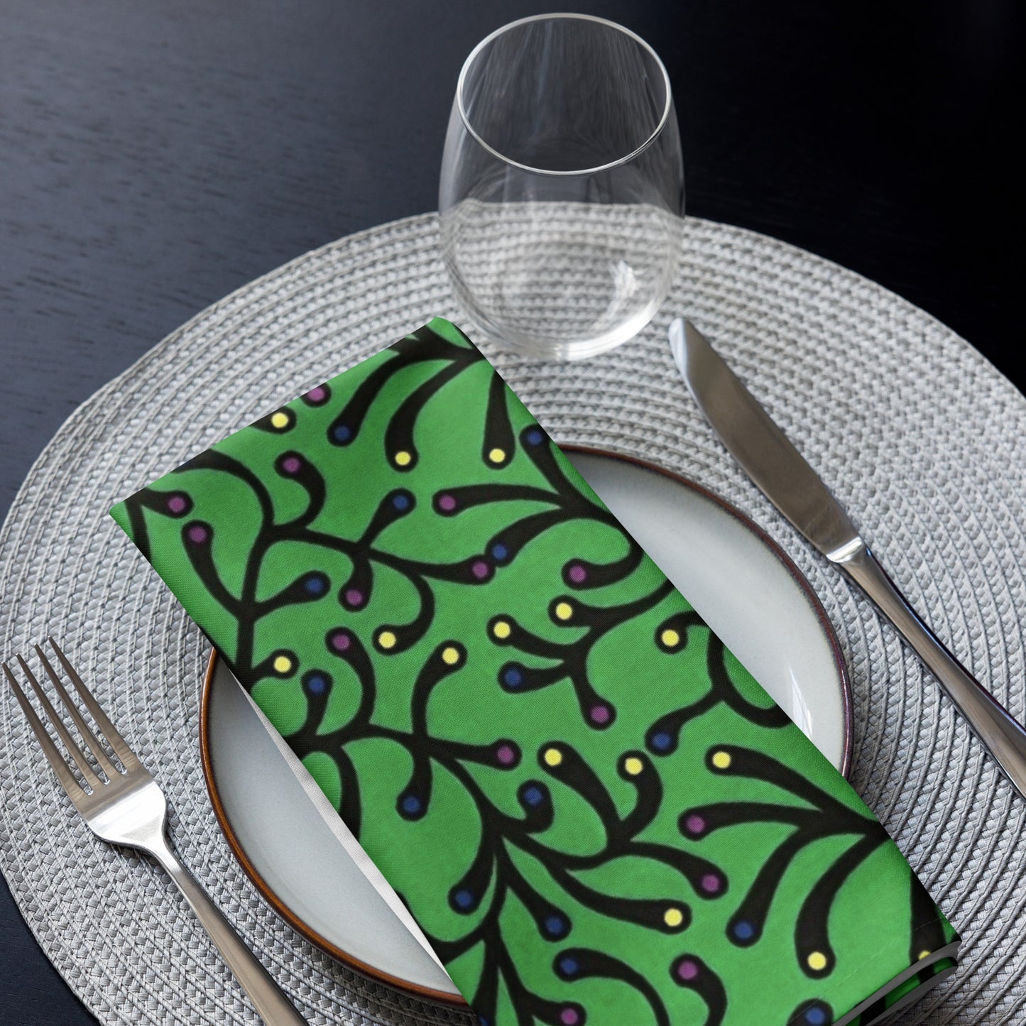 Dotted Cloth Napkin Set