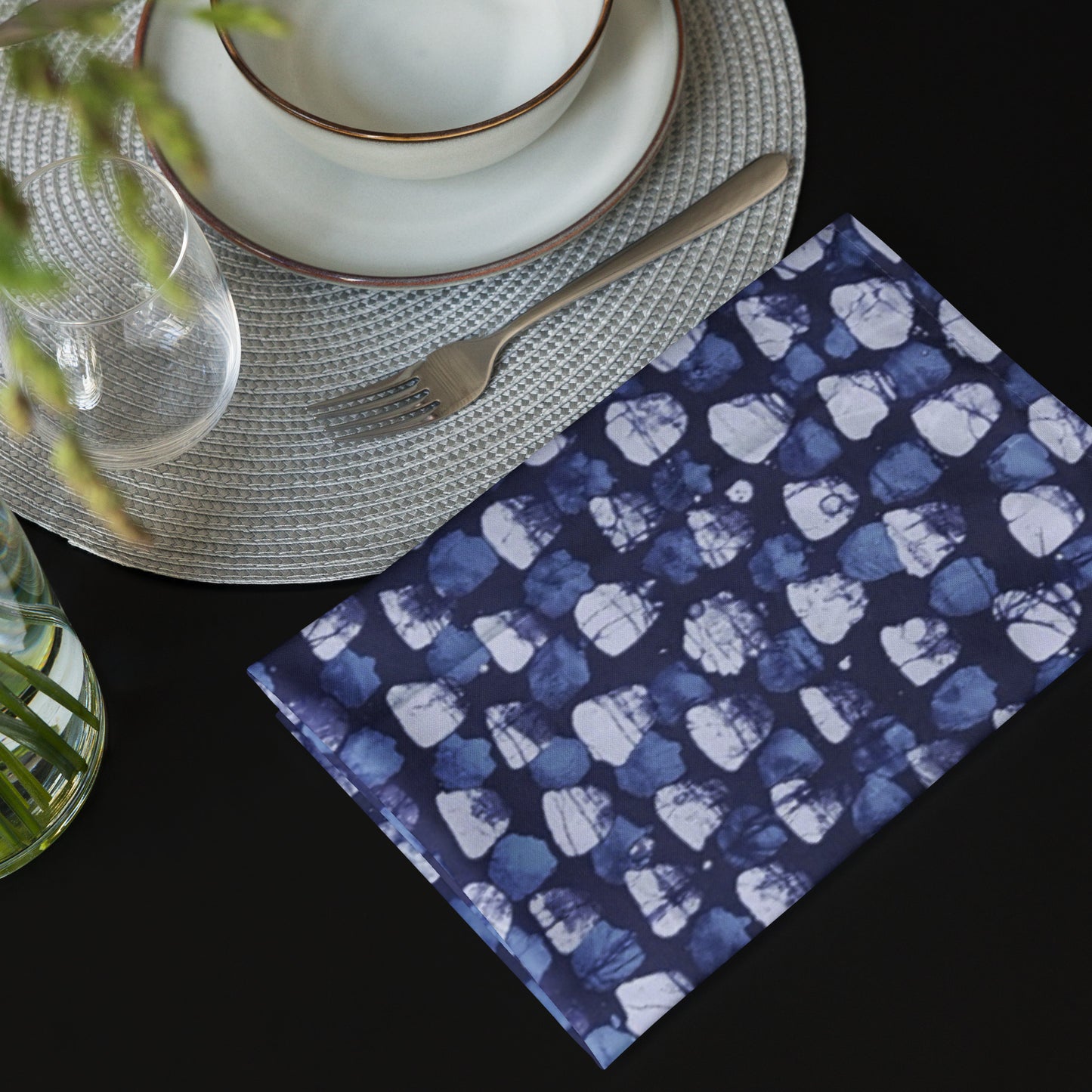 Adire Dots Cloth Napkin Set