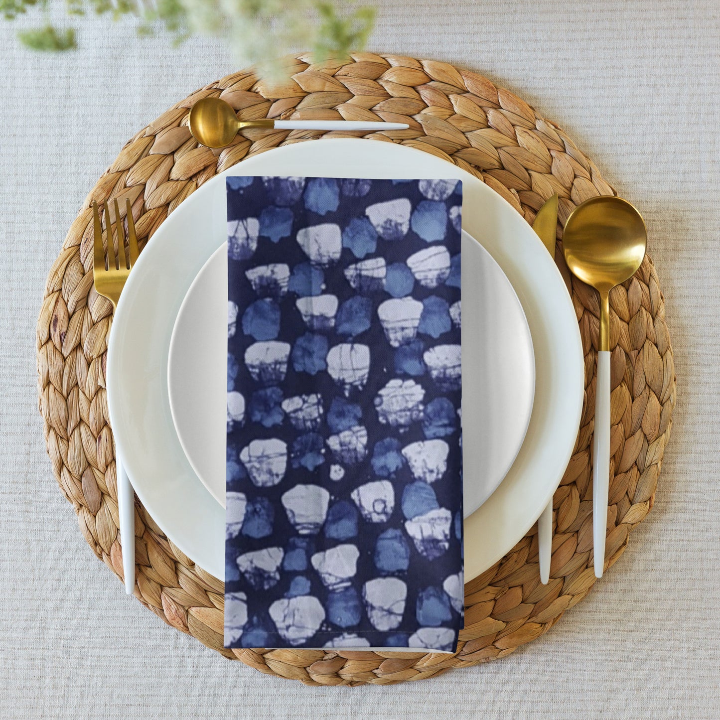 Adire Dots Cloth Napkin Set