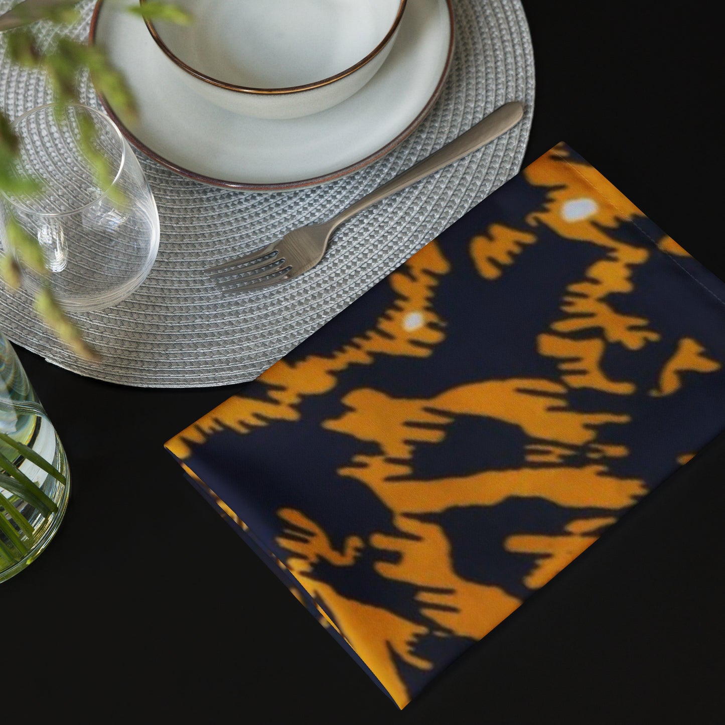 Leopard Print Cloth Napkin Set