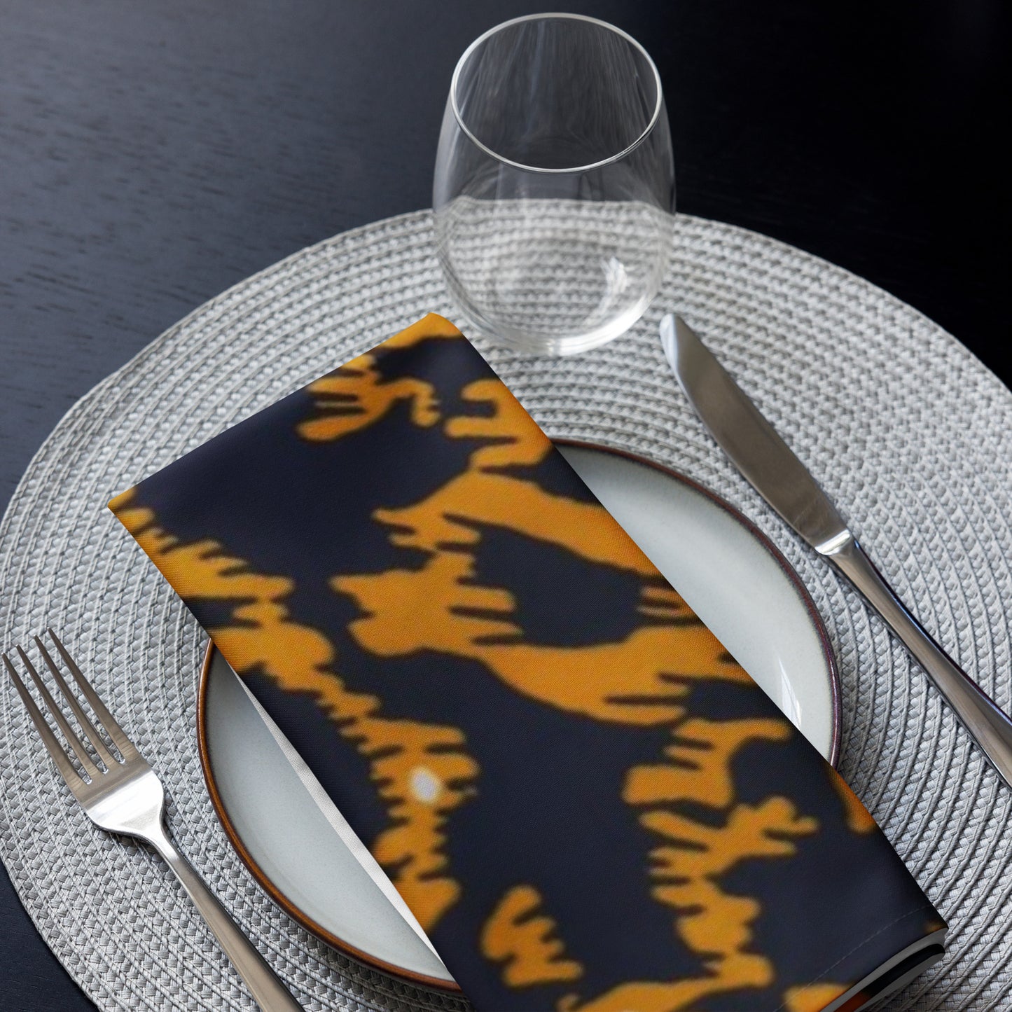 Leopard Print Cloth Napkin Set