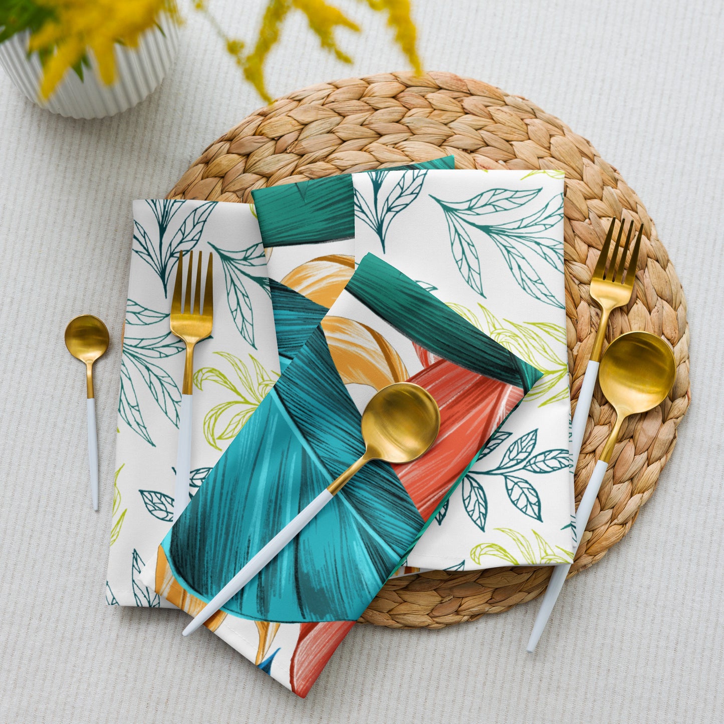 Leaves Cloth Napkin Set