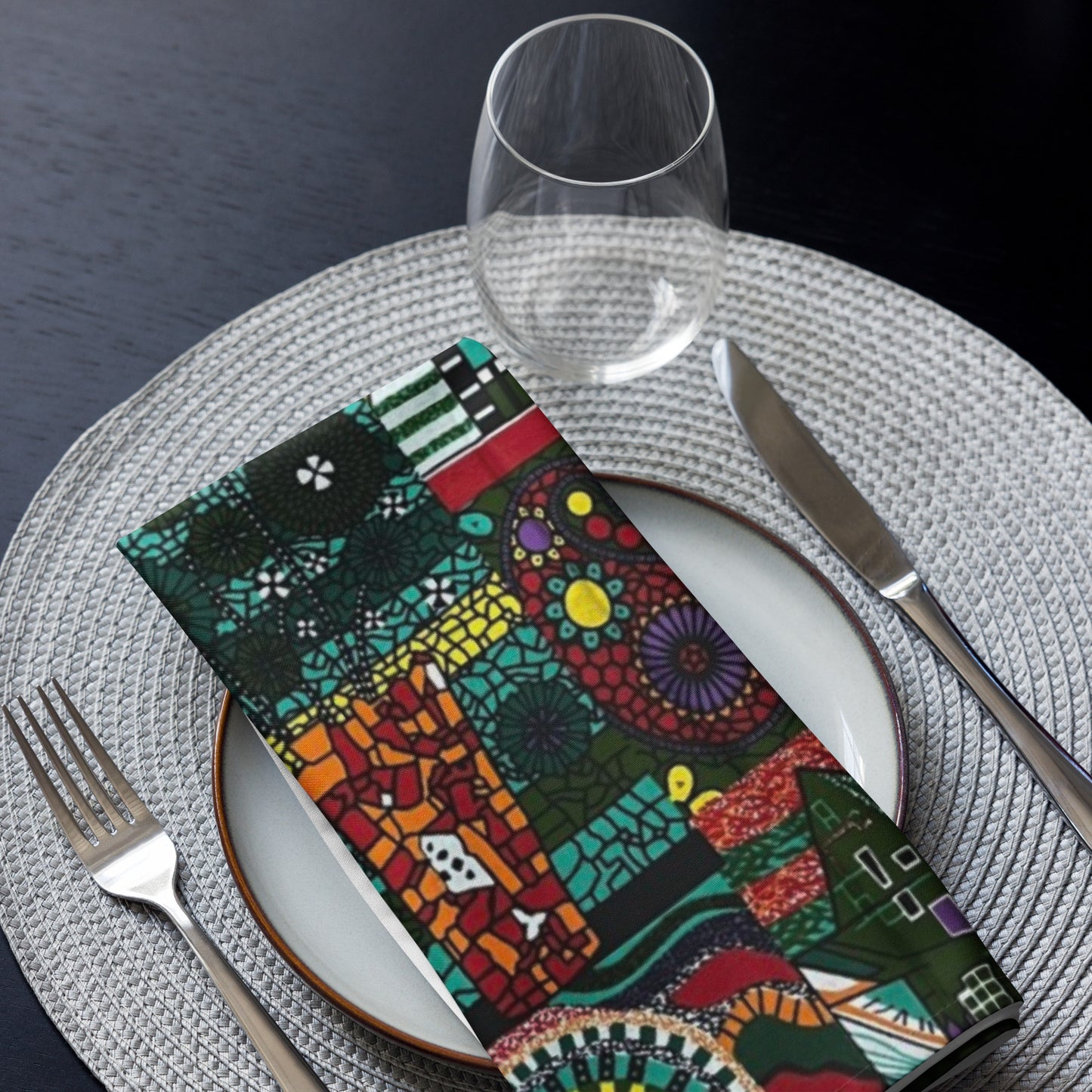 Colourful Artsy Placemat Set