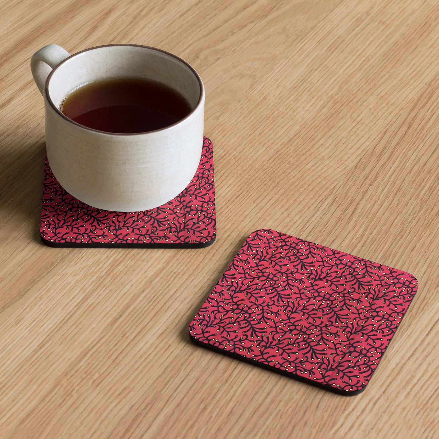 Red Dots Ankara Coaster