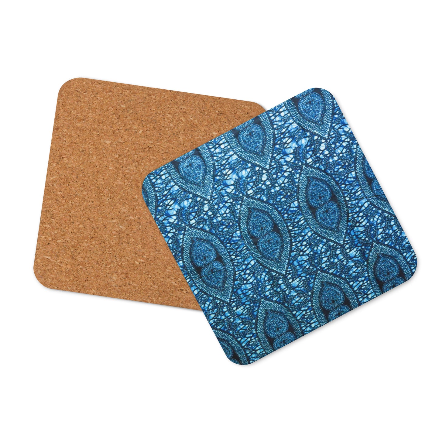 Blue Peas Ankara Coaster