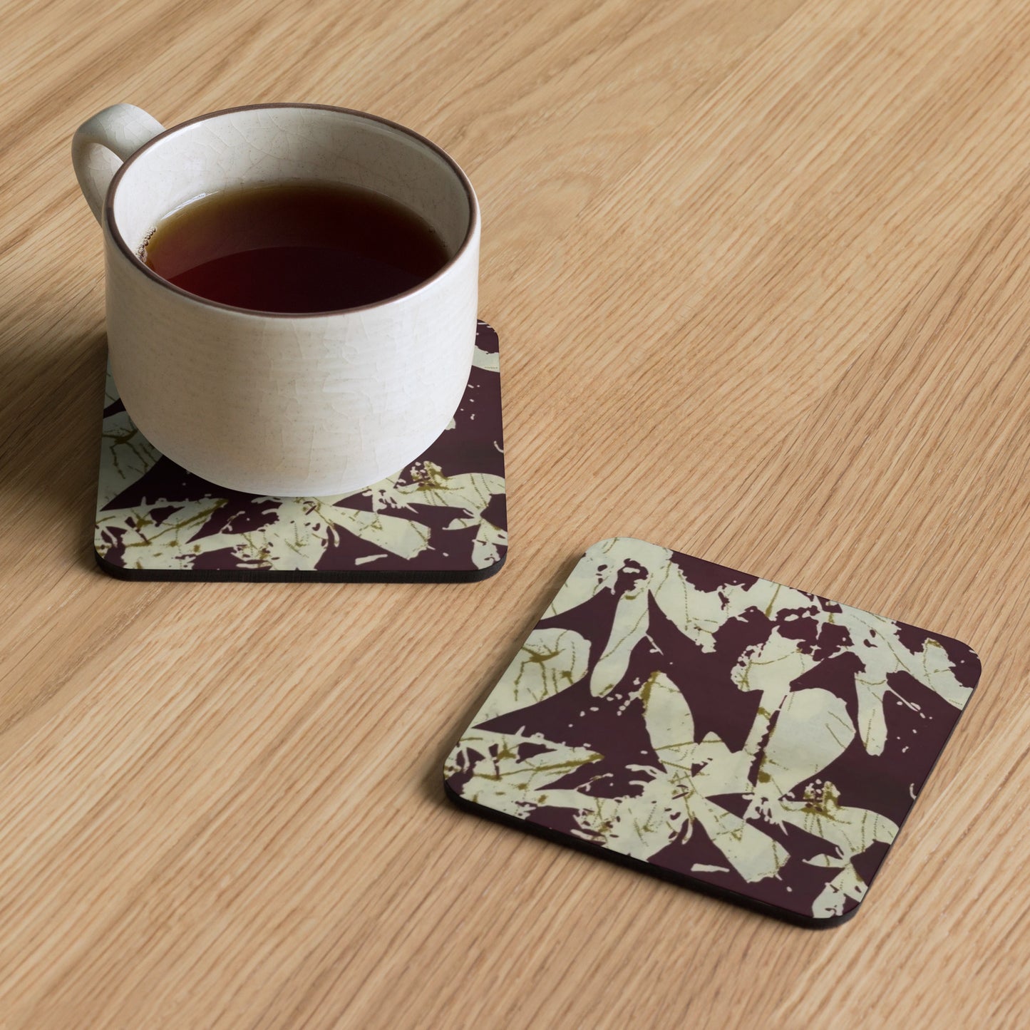 Brown Adire Coaster