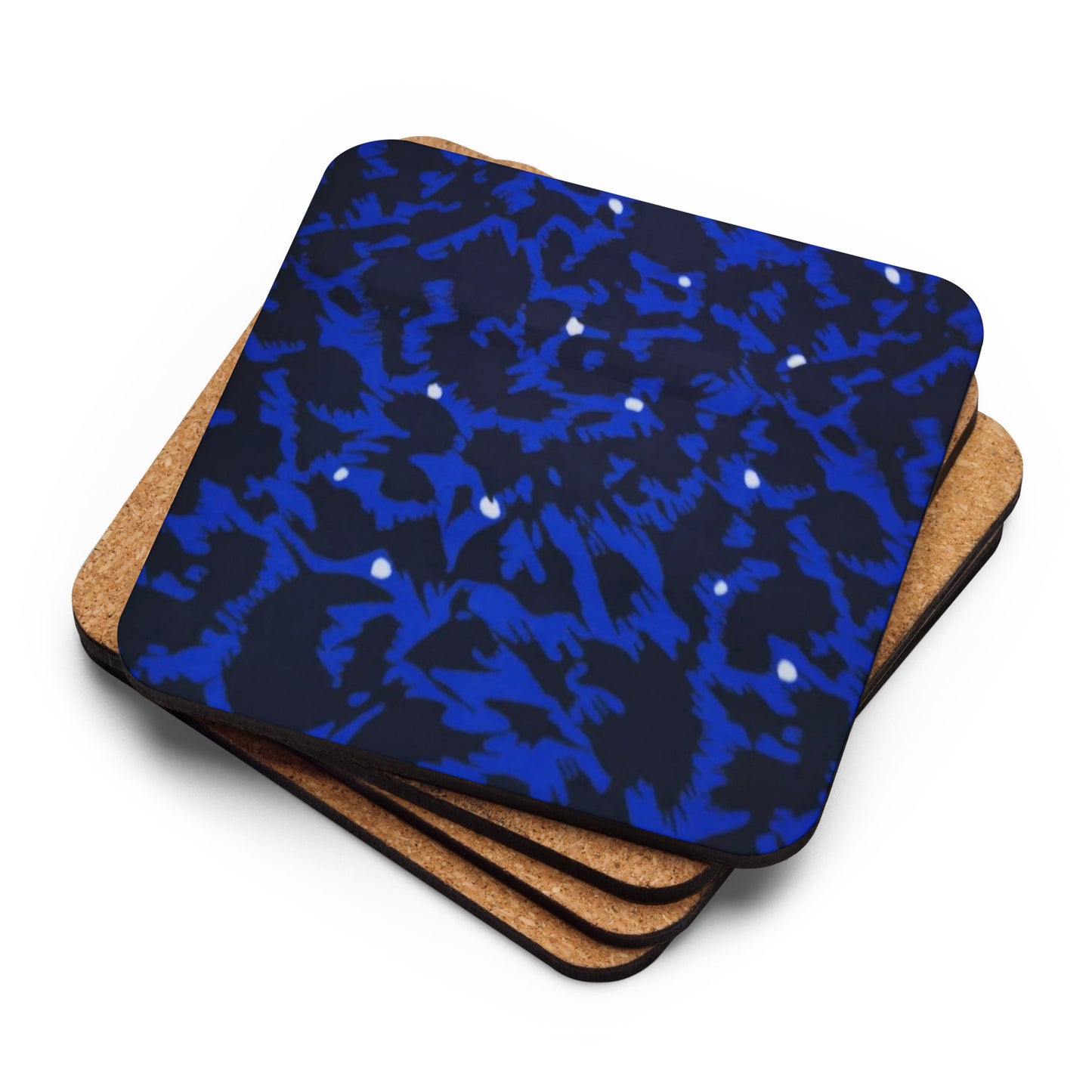 Blue Leopard Coaster