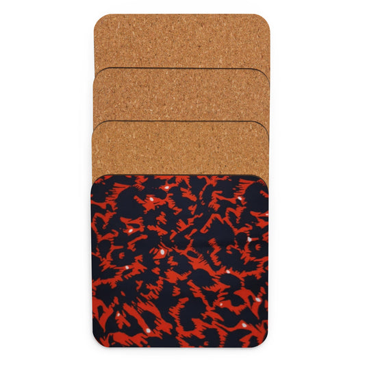 Orange Leopard Coaster