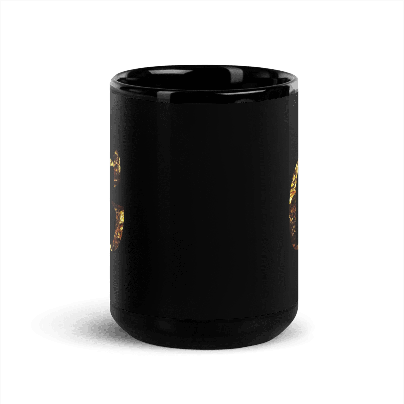 Monogram G Black Glossy Mug