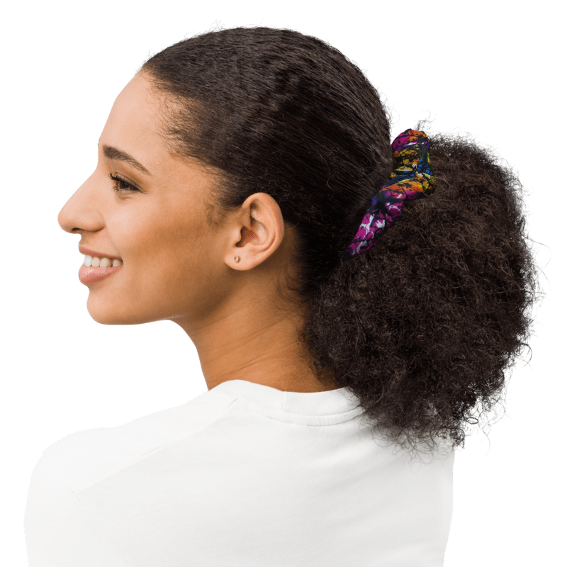 Multicolour Adire Scrunchie