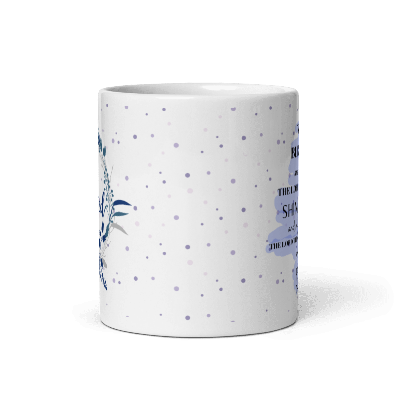 Blessed 11oz White glossy mug