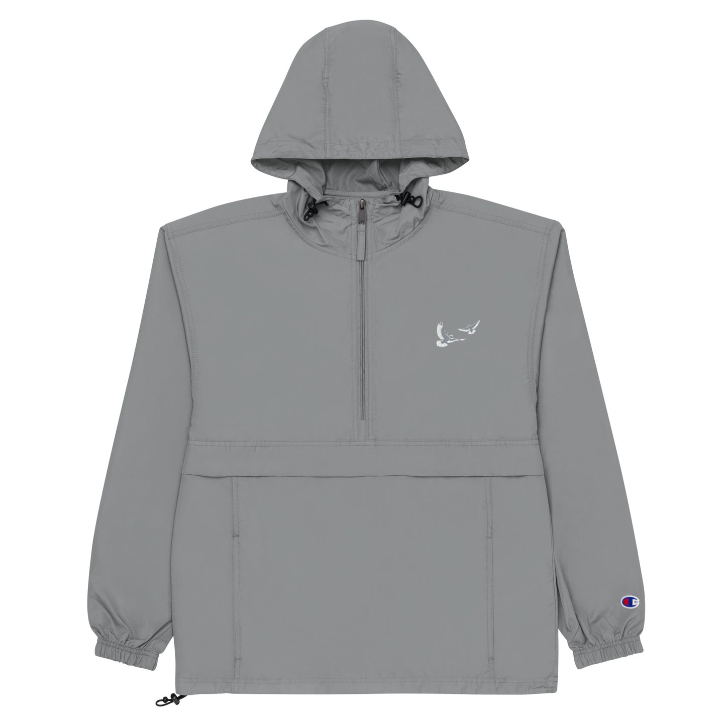 Dove Embroidered Champion Packable Jacket