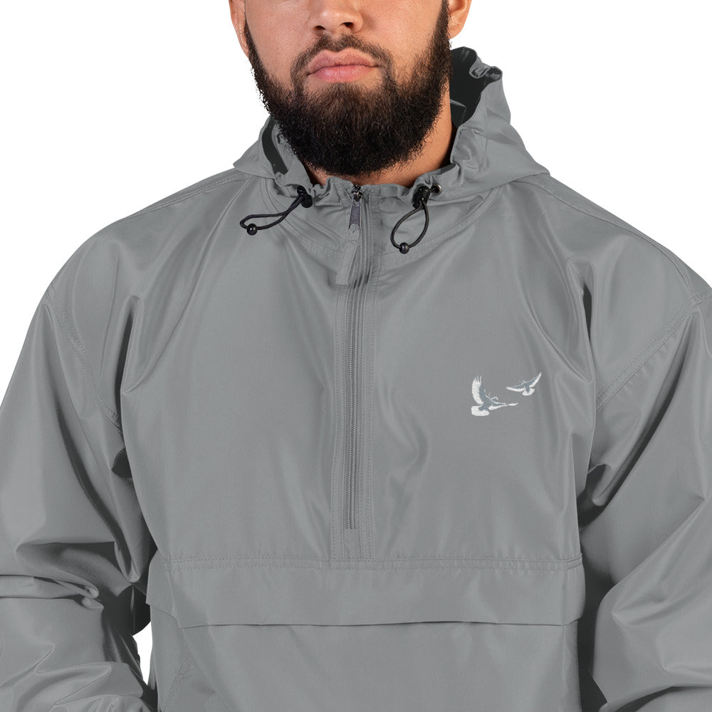 Dove Embroidered Champion Packable Jacket