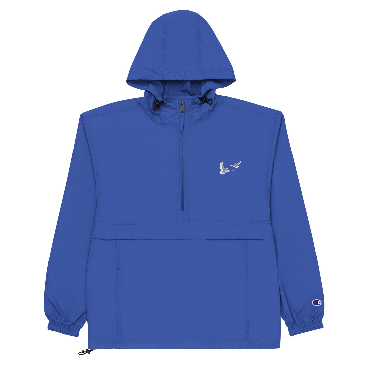 Dove Embroidered Champion Packable Jacket