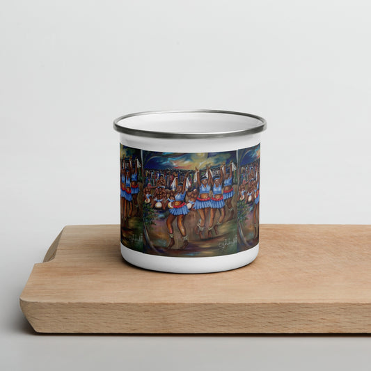 Africa Art Print Enamel Mug