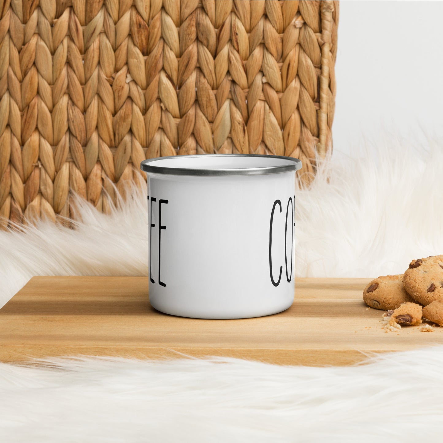 Coffee Enamel Mug